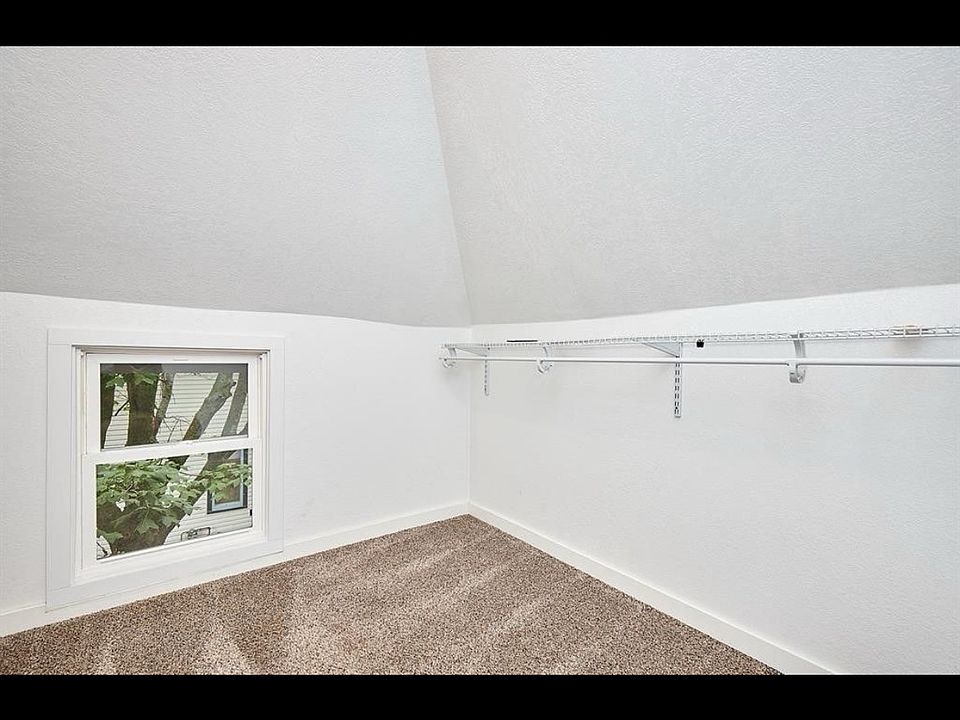 Walk-in closet in main bedroom.