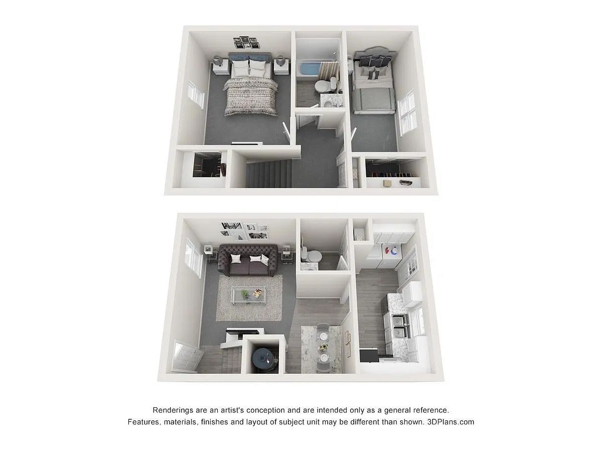 Floor plan Renovated Townhome