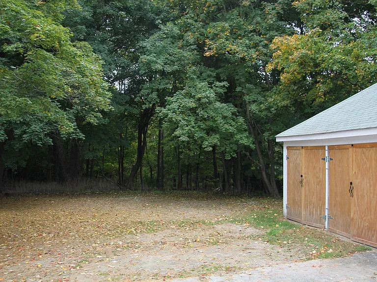 Garage and Back Yard