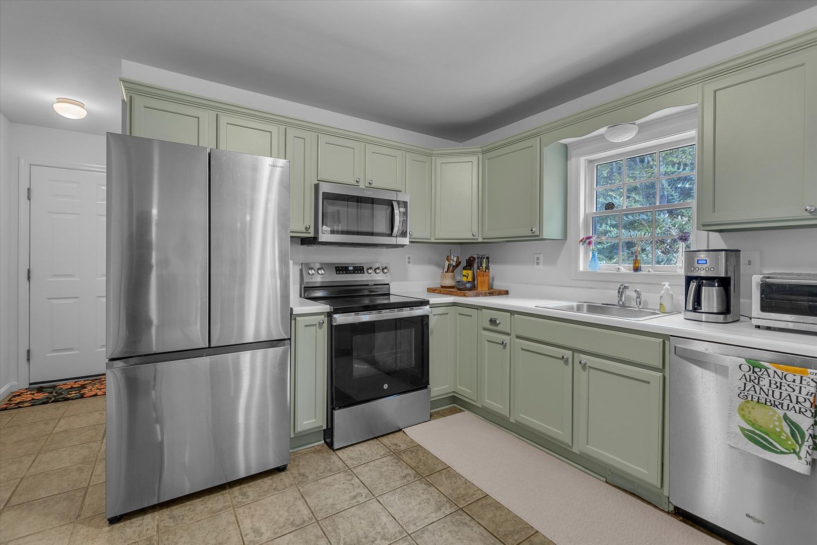 Chefs Kitchen with New Stainless Steel Appliances