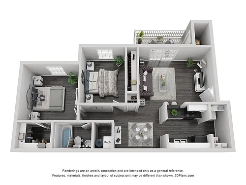 Floor plan Earhart