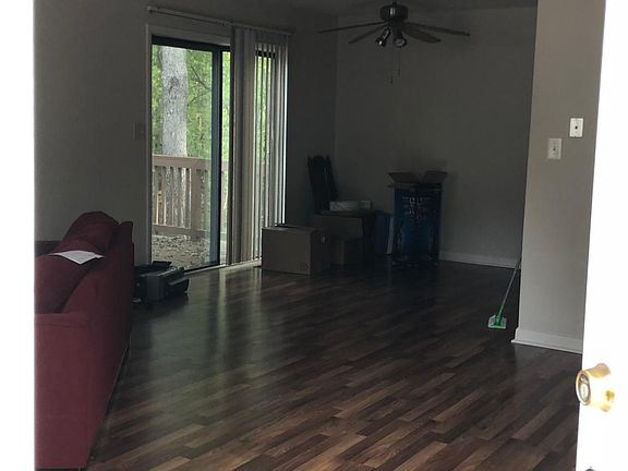 Living room and dining area from the front door
