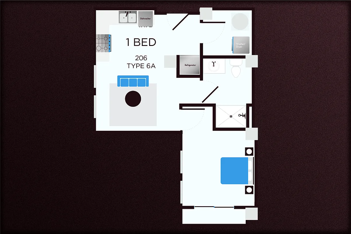Floor plan 206_Type B