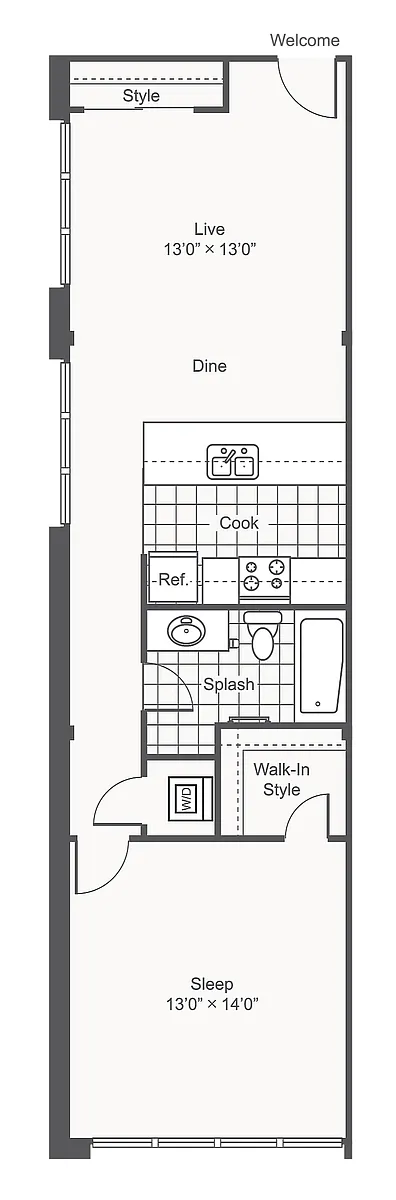 Floor plan Falcon