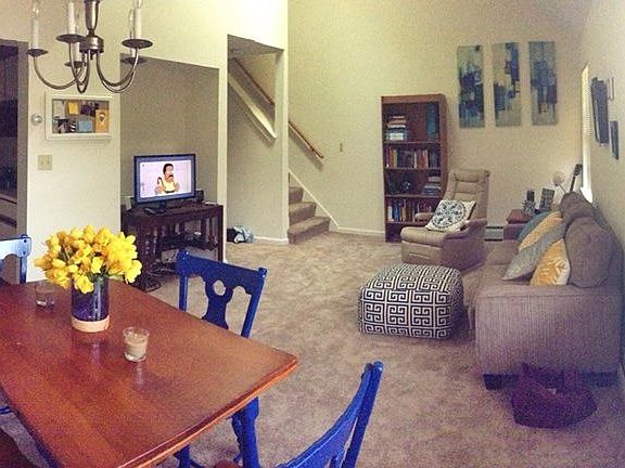 Living Room and Dining Room