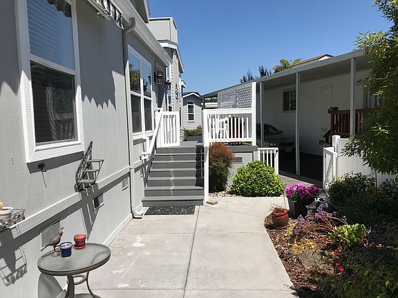 Left side of home