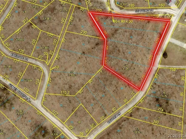 Lots 87 88 89 & 90 Sunset Shrs, Climax Springs, MO 65324