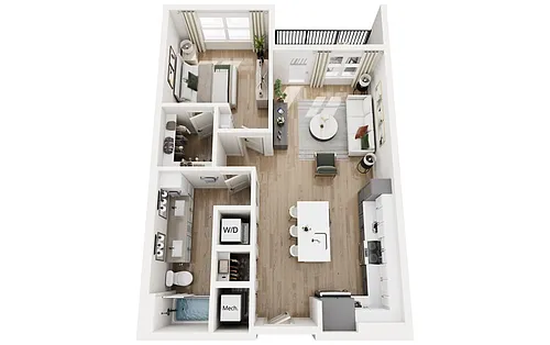 Floor plan The Beacon - A2