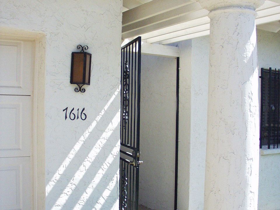 Gated front entrance