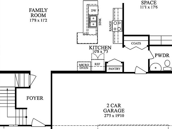 Elevation A - 1st Floor