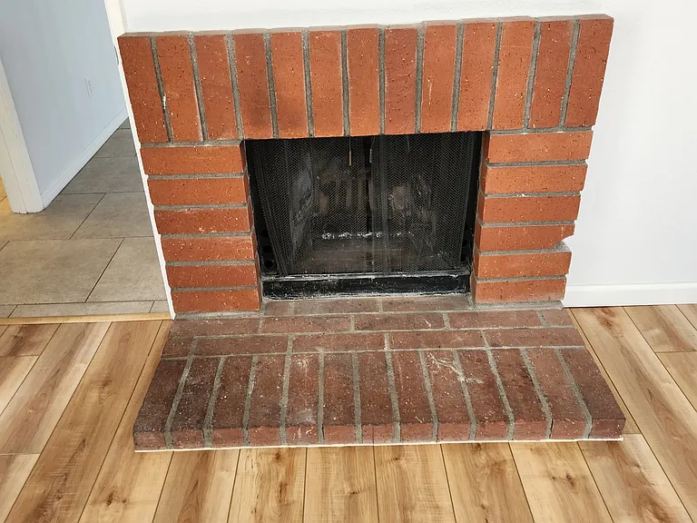 primary bedroom fireplace