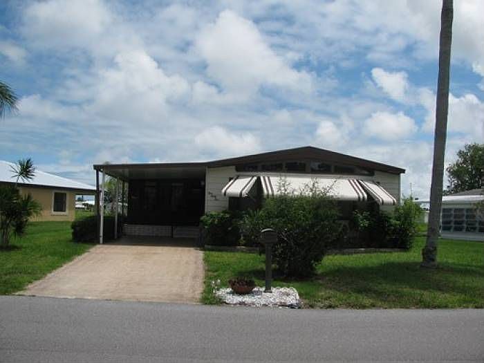 Front, facing north