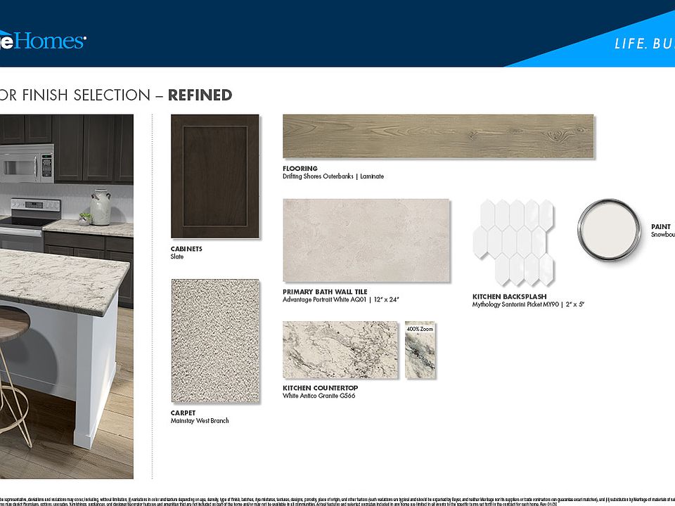Slate-colored cabinets and quartz countertops