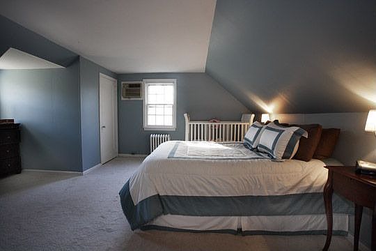 Master bedroom with large closet