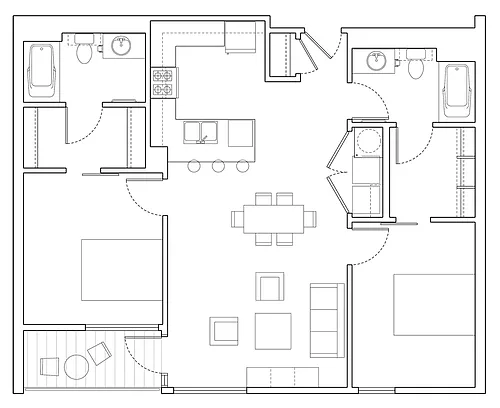 Floor plan 2E