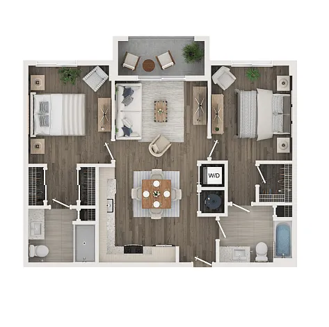 Floor plan Model B3