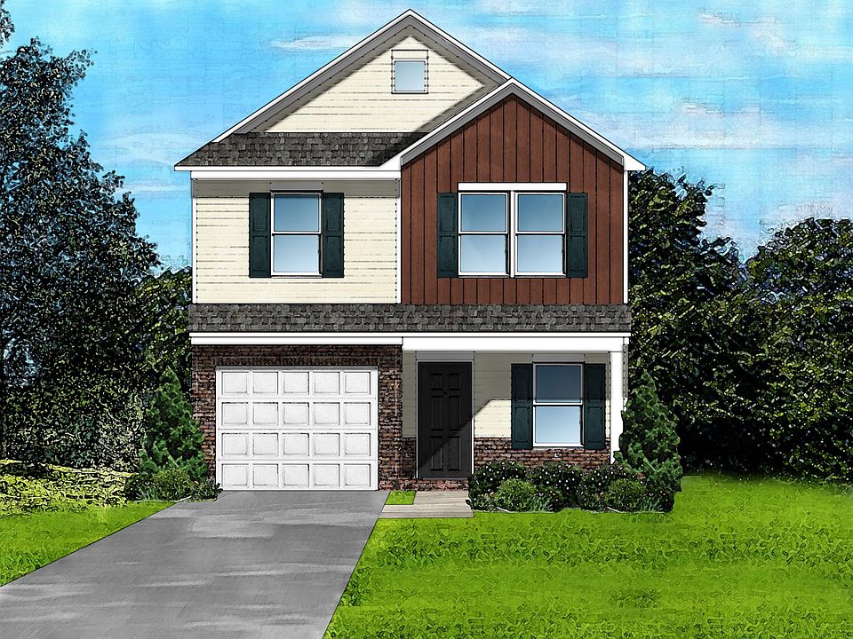 Hydrangea EL_B2 Brick Front Watercolor