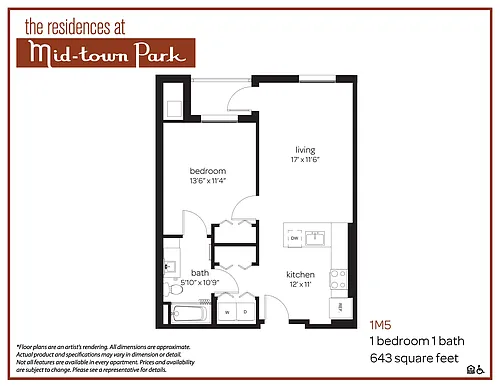 Floor plan 1M5