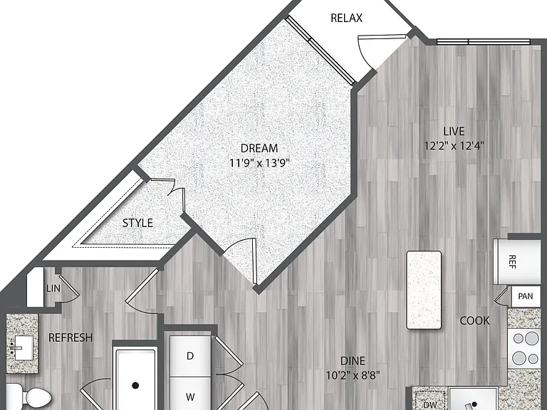 A5 floor plan Encore Montrose