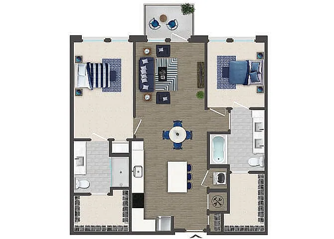 Floor plan B2