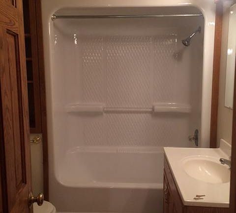 Newly remodeled bathroom