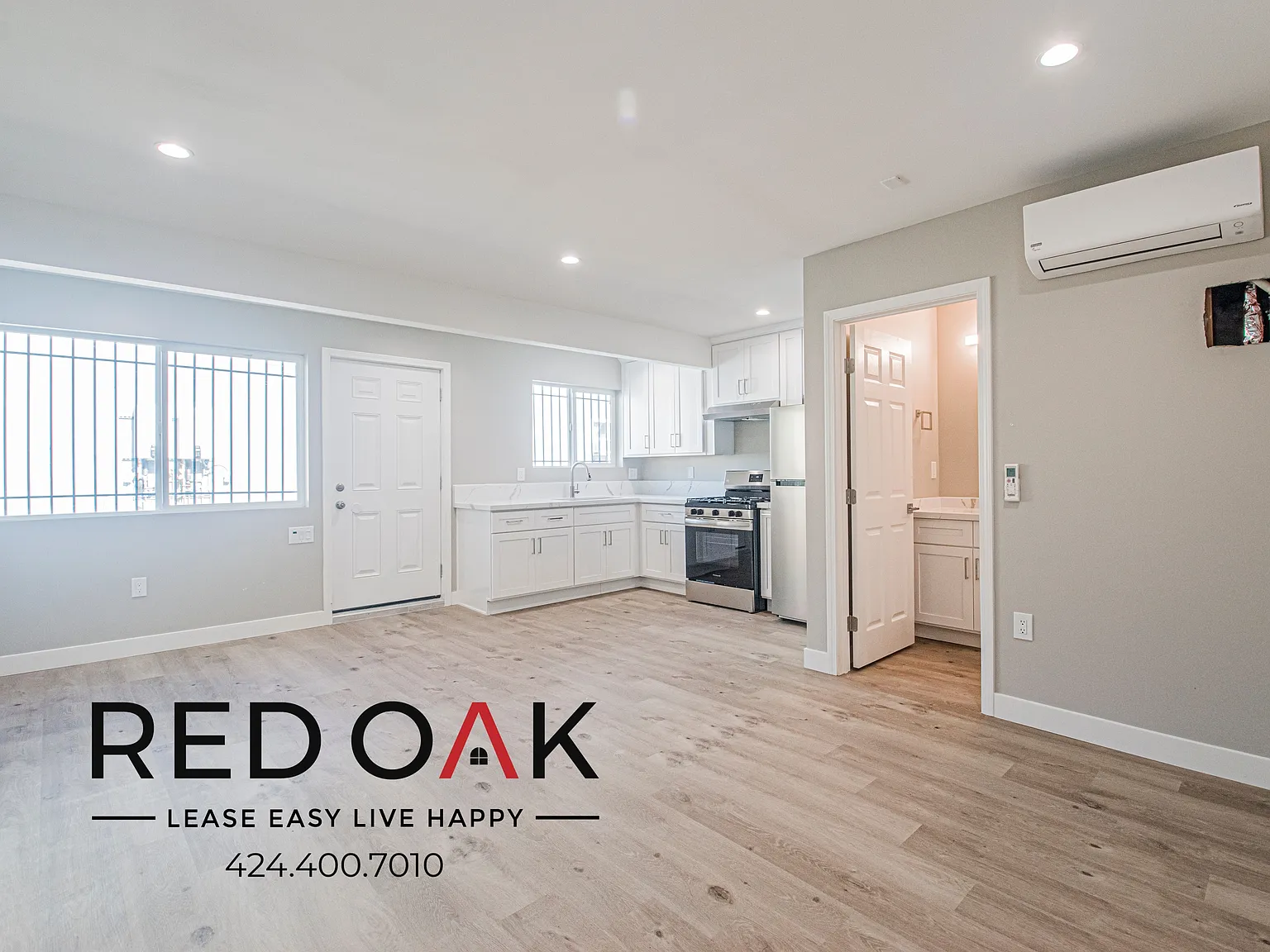 Amazing One Bedroom with Hardwood Style Floors, Recessed Lighting, and Parking Included ~ In Prim... — Photo 2