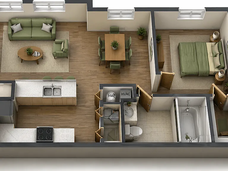 Meadow View Apartments and Townhomes — Photo 42