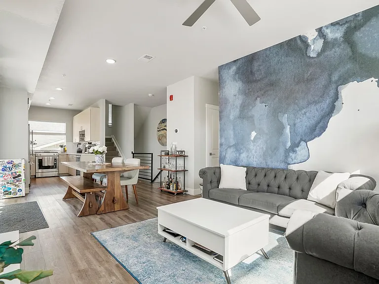 2nd floor open concept living area