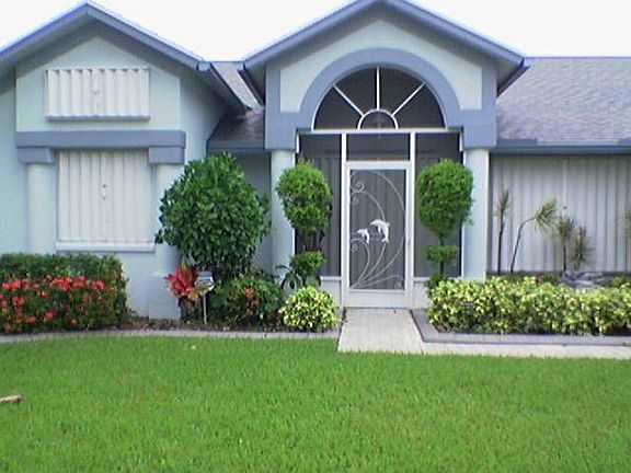 front w/ hurricane shutters