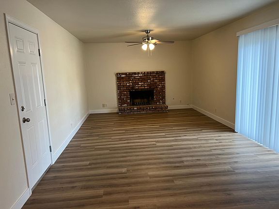 family room with fireplace