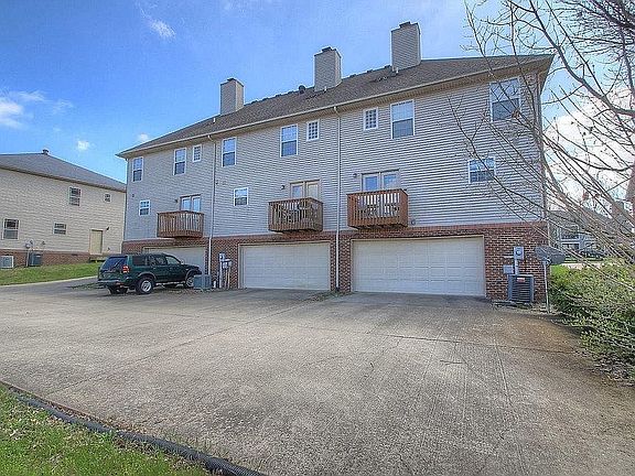 Back yard and garage