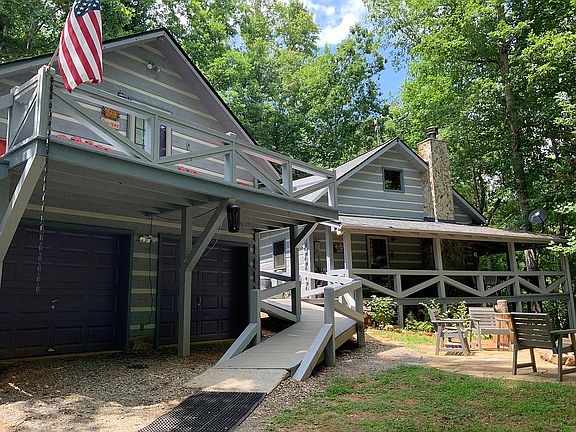 Garage and main cabin