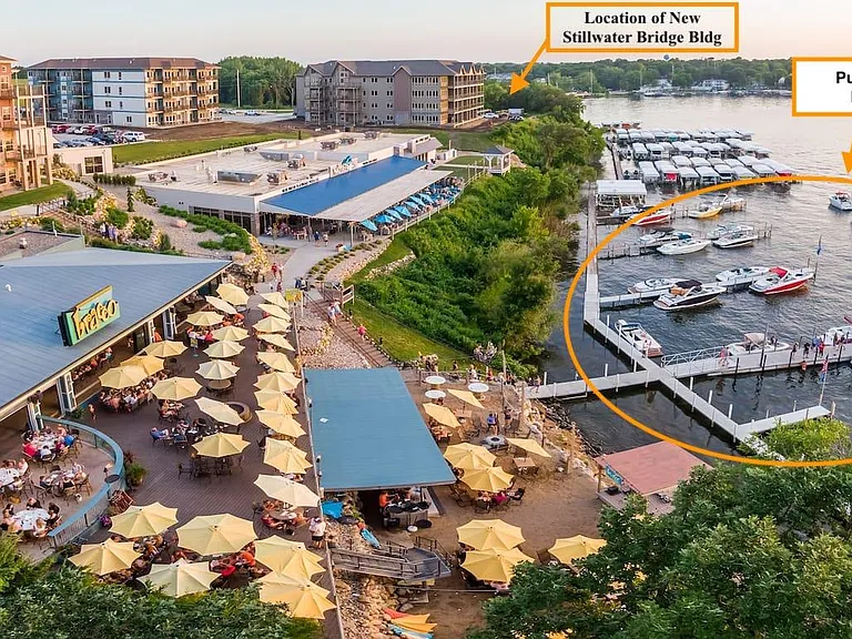 Location of Stillwater Bridge Bldg at Bridges Bay