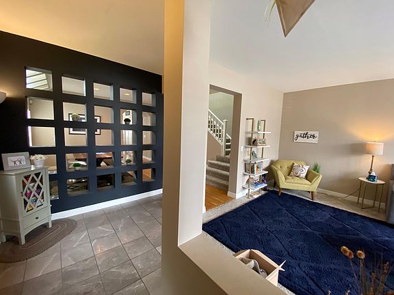 Front entryway and living room
