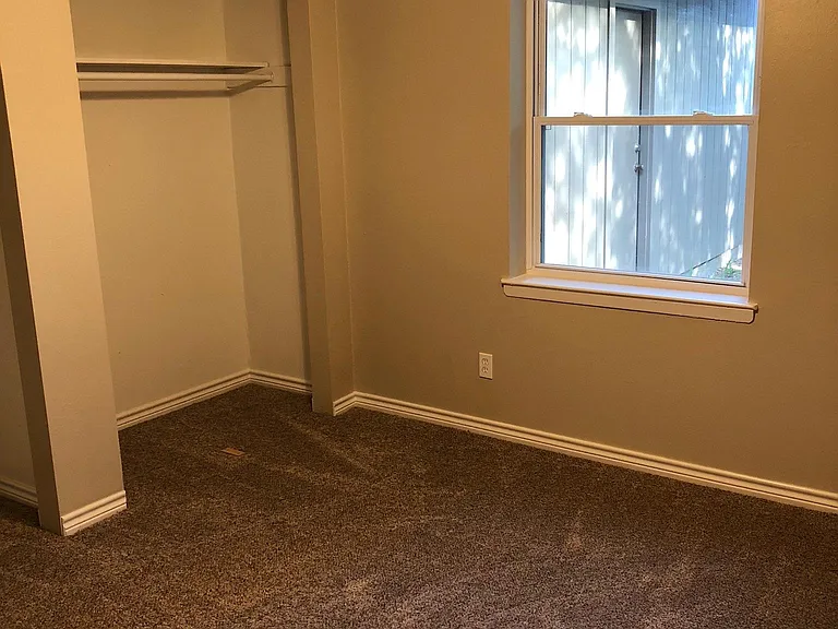 Bedroom new ceiling fans and carpet