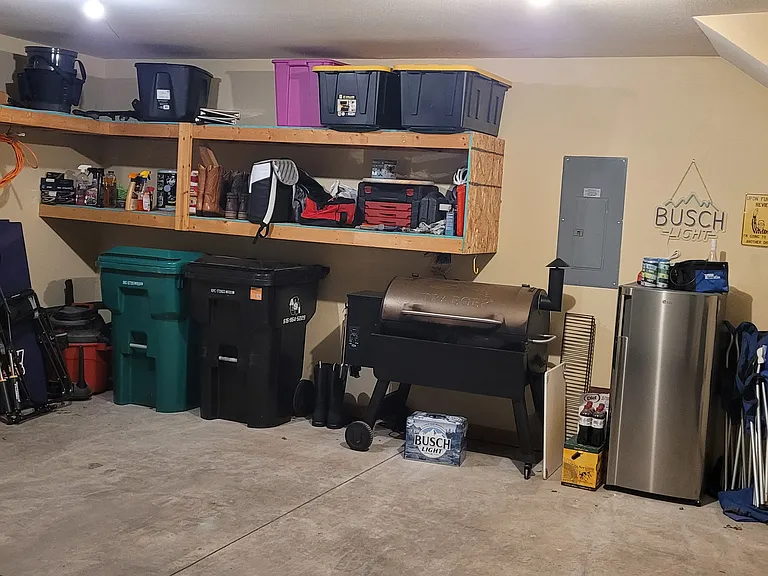 Double (2-vehicle) garage.
