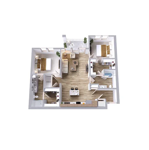 Floor plan Langley