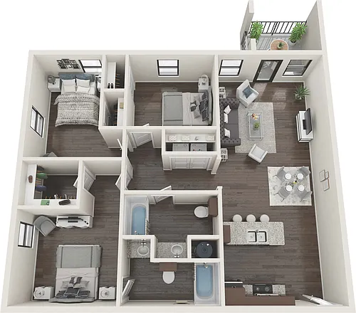 Floor plan Serenity
