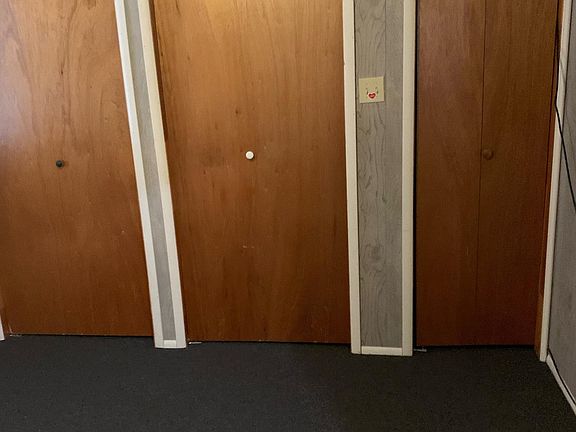 bedroom - view of closets