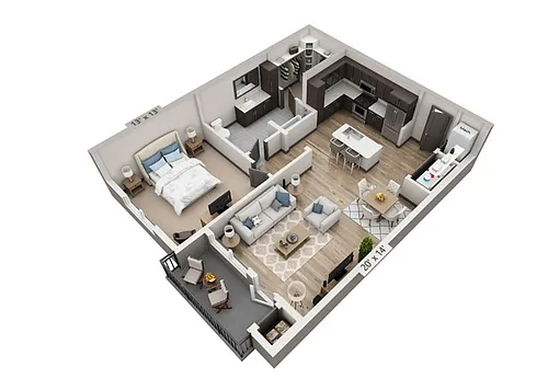 Floor plan Comal HC