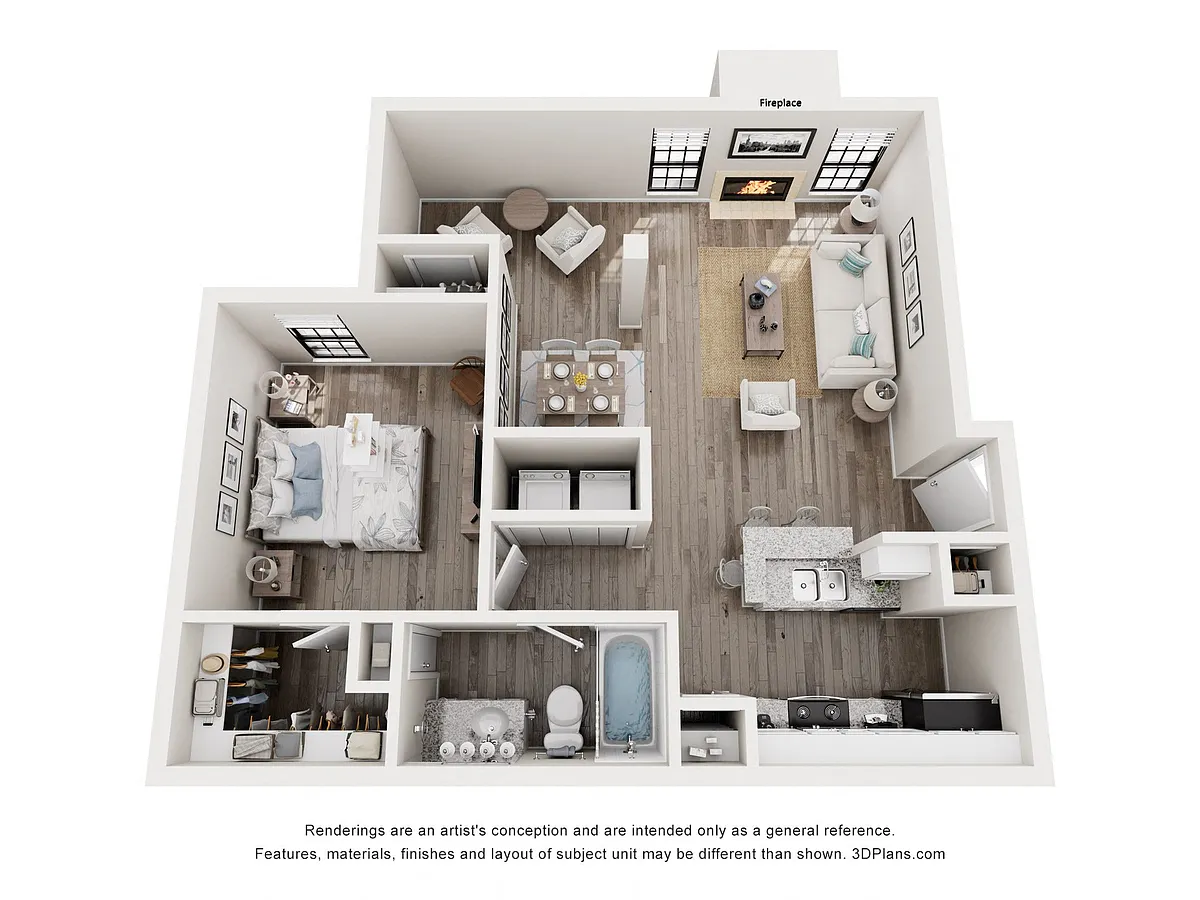 Floor plan Redwood A3B