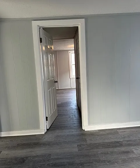 View from living room into bedroom 1