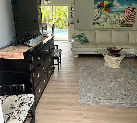 View from the front door