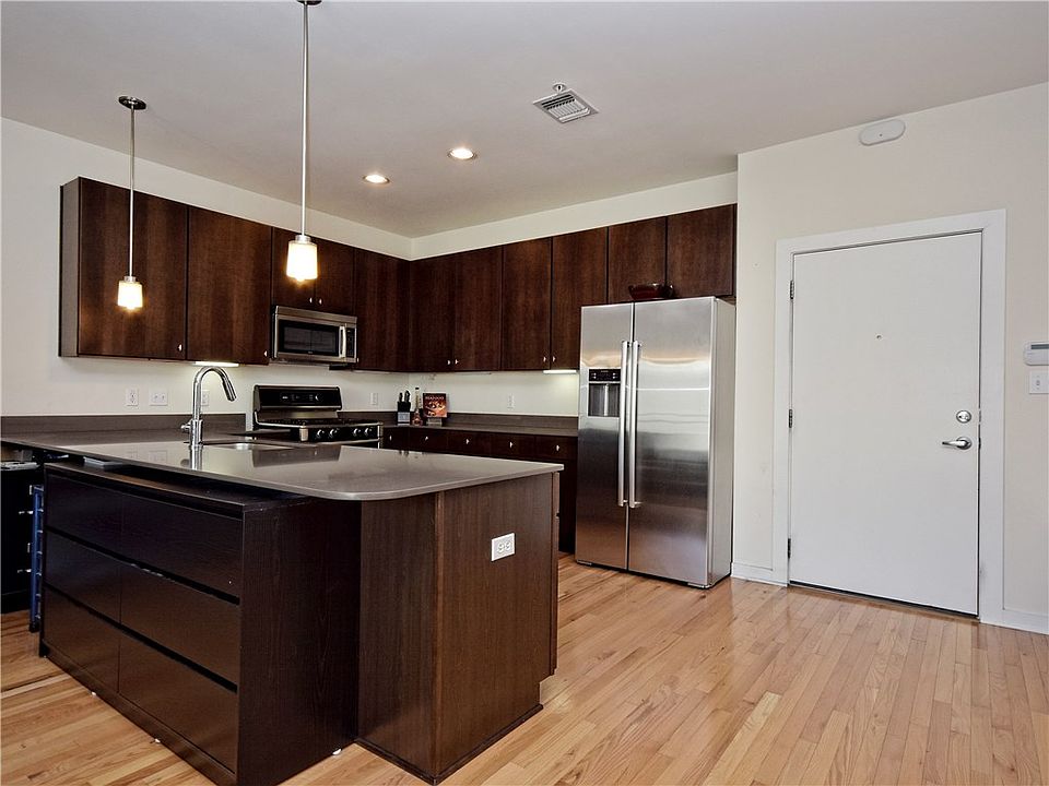Kitchen and main entry area