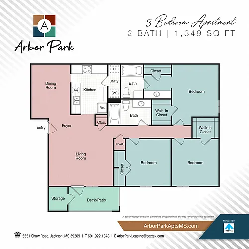 Floor plan 3 Bedroom