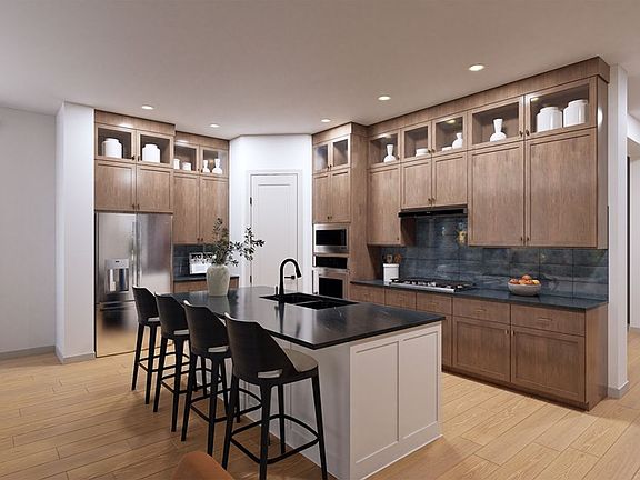 The Periwinkle - Optional Cooktop with Built in Microwave and Oven