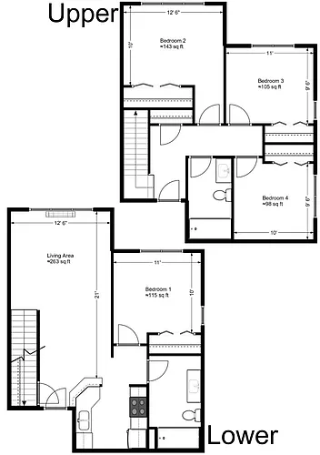 Floor plan B