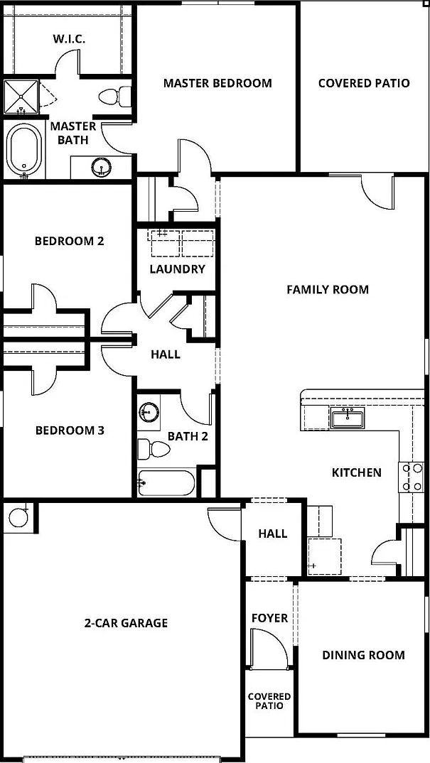 3 bed, 2.0 bath, 1552 sqft, $1,803 — Photo 4