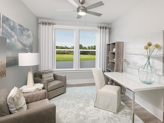 Use Flexible space for a study or task room.