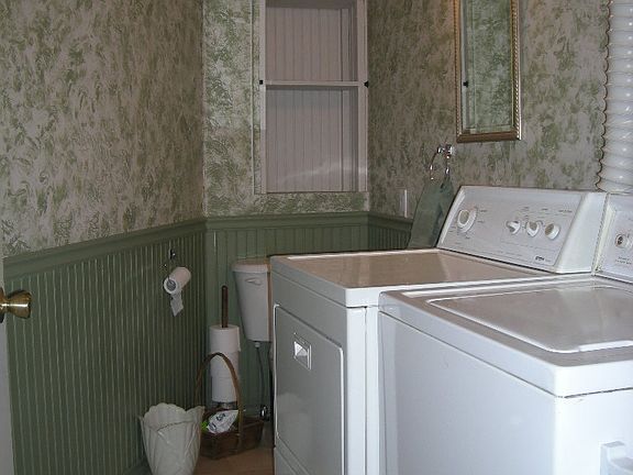 Half bath & Laundry 